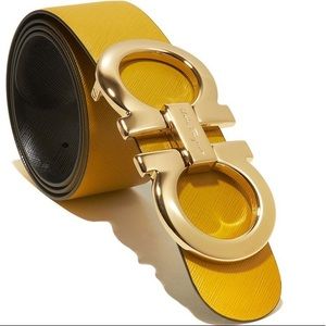 Authentic Ferragamo Women's Yellow Belt
